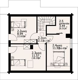 Poddasze projektu - Świdnica mała dw3