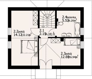 Poddasze projektu - Jaworzynka