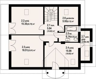 Poddasze projektu - Osina duża