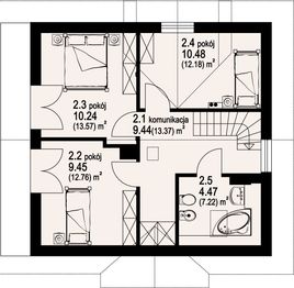 Poddasze projektu - Zalipie 4