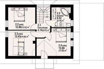 Poddasze projektu - Dziekanowice 32