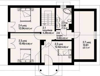 Poddasze projektu - Osina 7 plus