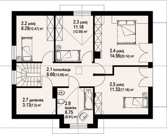 Poddasze projektu - Bukowo 5