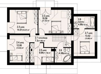 Poddasze projektu - Jaworowo 31