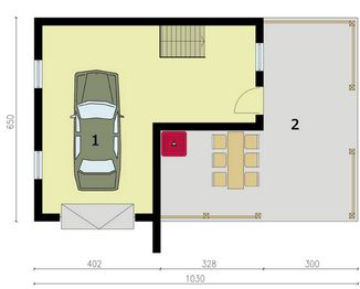 Parter projektu - G194 budynek gospodarczy