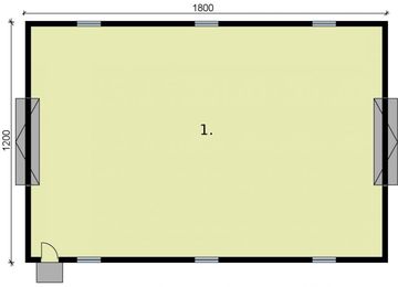 Parter projektu - G229A budynek gospodarczy