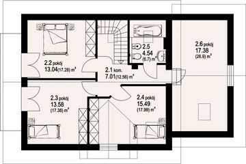 Poddasze projektu - Osiek nowy plus