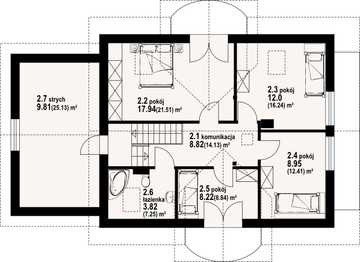 Poddasze projektu - Jaworowo