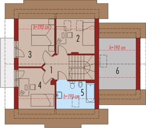 Poddasze projektu - Śnieżynka G1