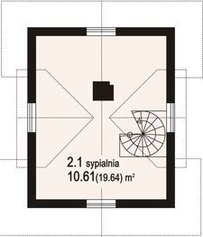 Poddasze projektu - Gajowo + poddasze