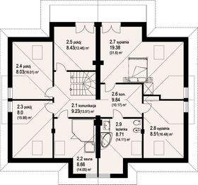 Poddasze projektu - Szczepanów 22