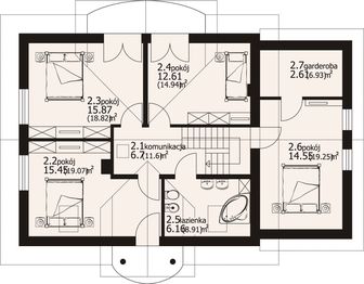 Poddasze projektu - Mirów 44
