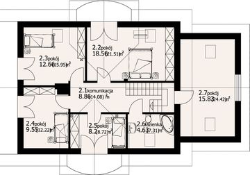 Poddasze projektu - Jaworowo 9k