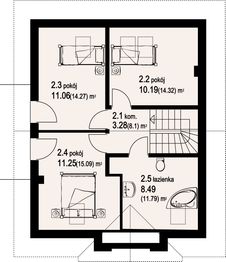 Poddasze projektu - Barcin a