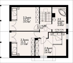 Poddasze projektu - Osiek dw9
