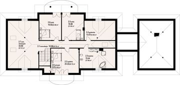 Poddasze projektu - Gdów Nowy Gx