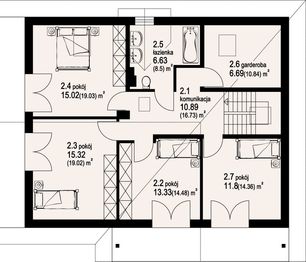 Poddasze projektu - Frydman