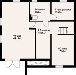 Piwnica projektu - Frydman