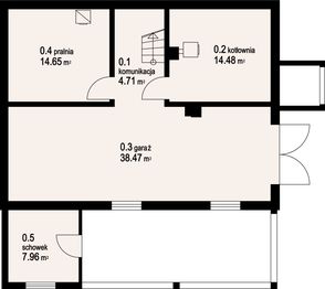 Piwnica projektu - Jaworzynka średnia