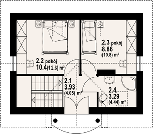 Poddasze projektu - Gródek