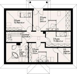 Poddasze projektu - Beskid