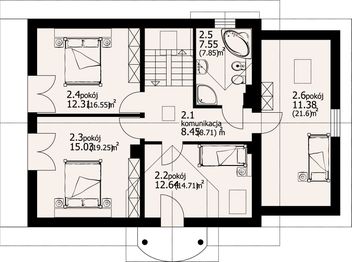 Poddasze projektu - Osina 7p