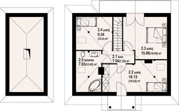 Poddasze projektu - Polanka