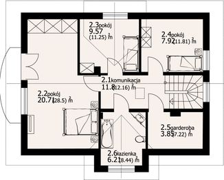 Poddasze projektu - Bukowo 9
