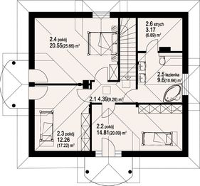 Poddasze projektu - Borków 4