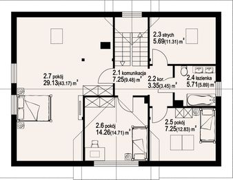 Poddasze projektu - Bolesławice dw
