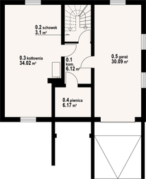 Piwnica projektu - Jaworki 9 dw