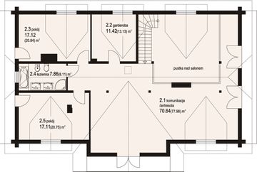 Poddasze projektu - Chrostowo