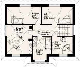 Poddasze projektu - Chmielniki małe