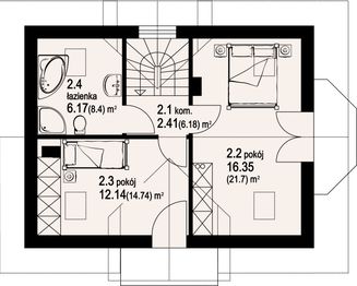 Poddasze projektu - Gilów 3