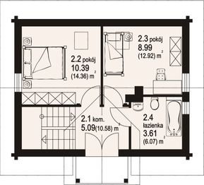 Poddasze projektu - Gródek dw3