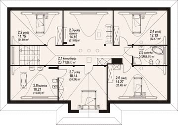 Poddasze projektu - Chmielniki dw19