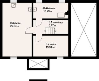 Piwnica projektu - Biskupice 9a