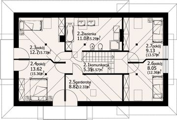 Poddasze projektu - Koźmice 4