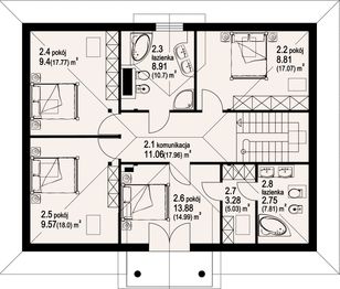 Poddasze projektu - Ciechanów dws