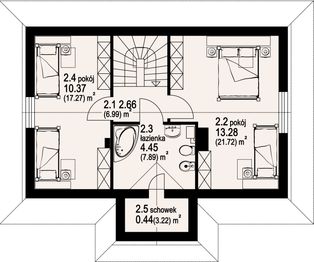 Poddasze projektu - Zawoja dw6