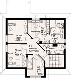 Poddasze projektu - Brzostek drewniany