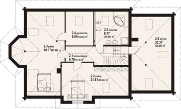 Poddasze projektu - Zagórze 5