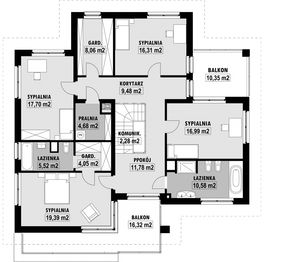 Piętro 1 projektu - E-149