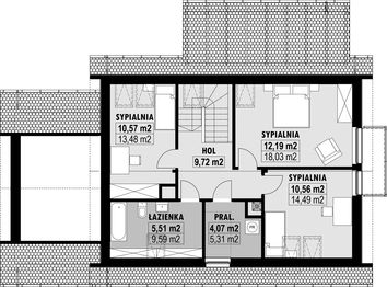 Poddasze projektu - E-161