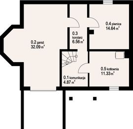 Piwnica projektu - Gilowo 9a