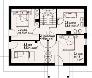 Poddasze projektu - Olesno 5dws