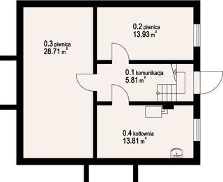 Piwnica projektu - Borków mały 19