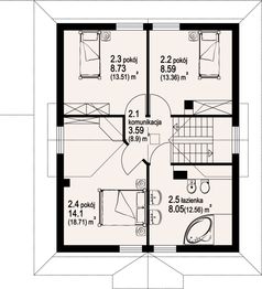 Poddasze projektu - Rydzowo 3