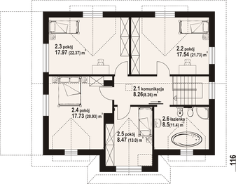 Poddasze projektu - Chroślice