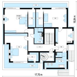 Piętro 1 projektu - Tytan